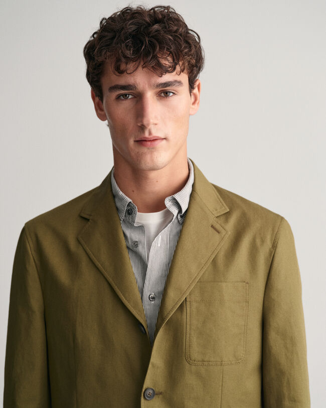 Regular Fit Cotton Blazer