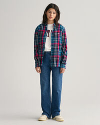 Teens Shield Shield Checked Shirt