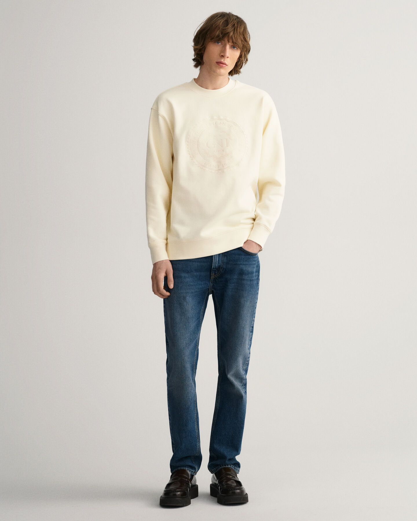 Monogram Crew Neck Sweatshirt