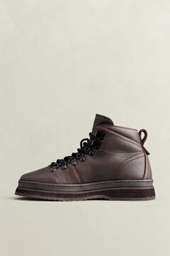 Blistown Leather Boots — DARK BROWN 4