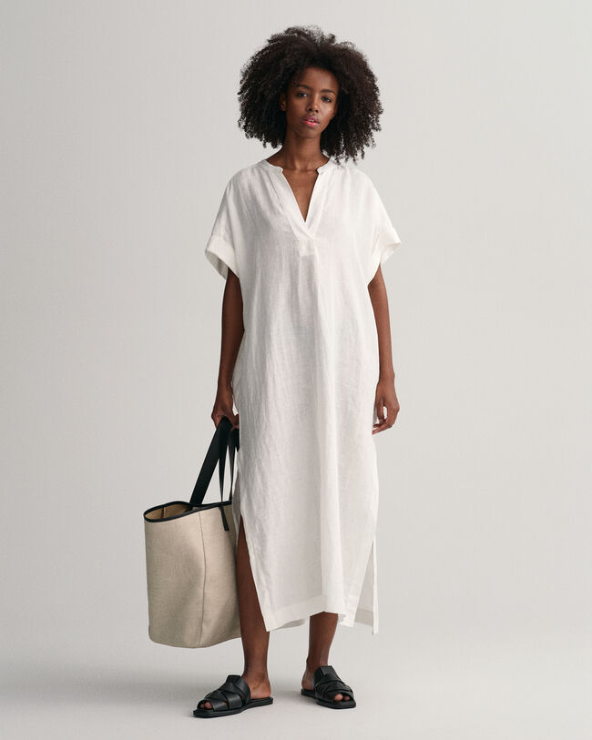 Linen Short Sleeve Caftan