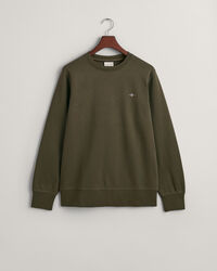 Seasonal Essential Embroidered Archive Shield Crew Neck Sweatshirt