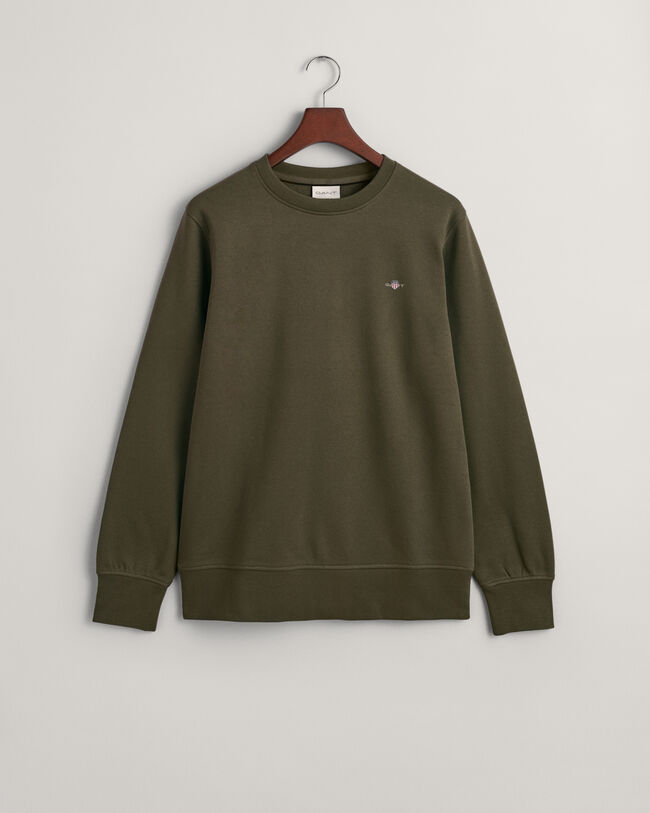 Seasonal Essential Embroidered Archive Shield Crew Neck Sweatshirt