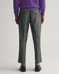 Tapered Herringbone Pants