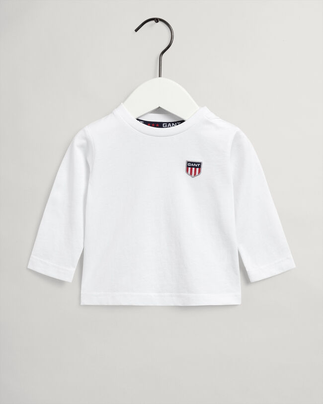 Baby Boy Retro Shield Long Sleeve T-Shirt