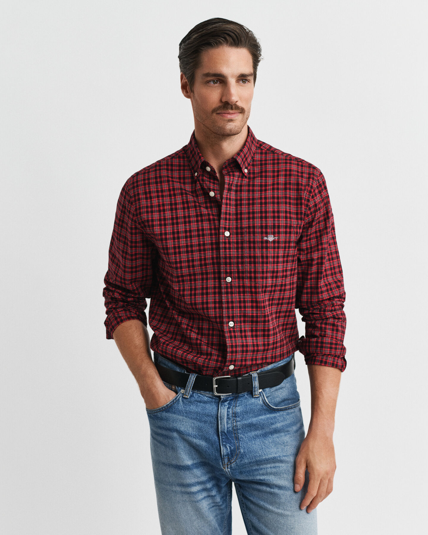 Regular Fit Classic Checked Poplin Shirt