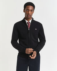 Superfine Lambswool Zip Cardigan