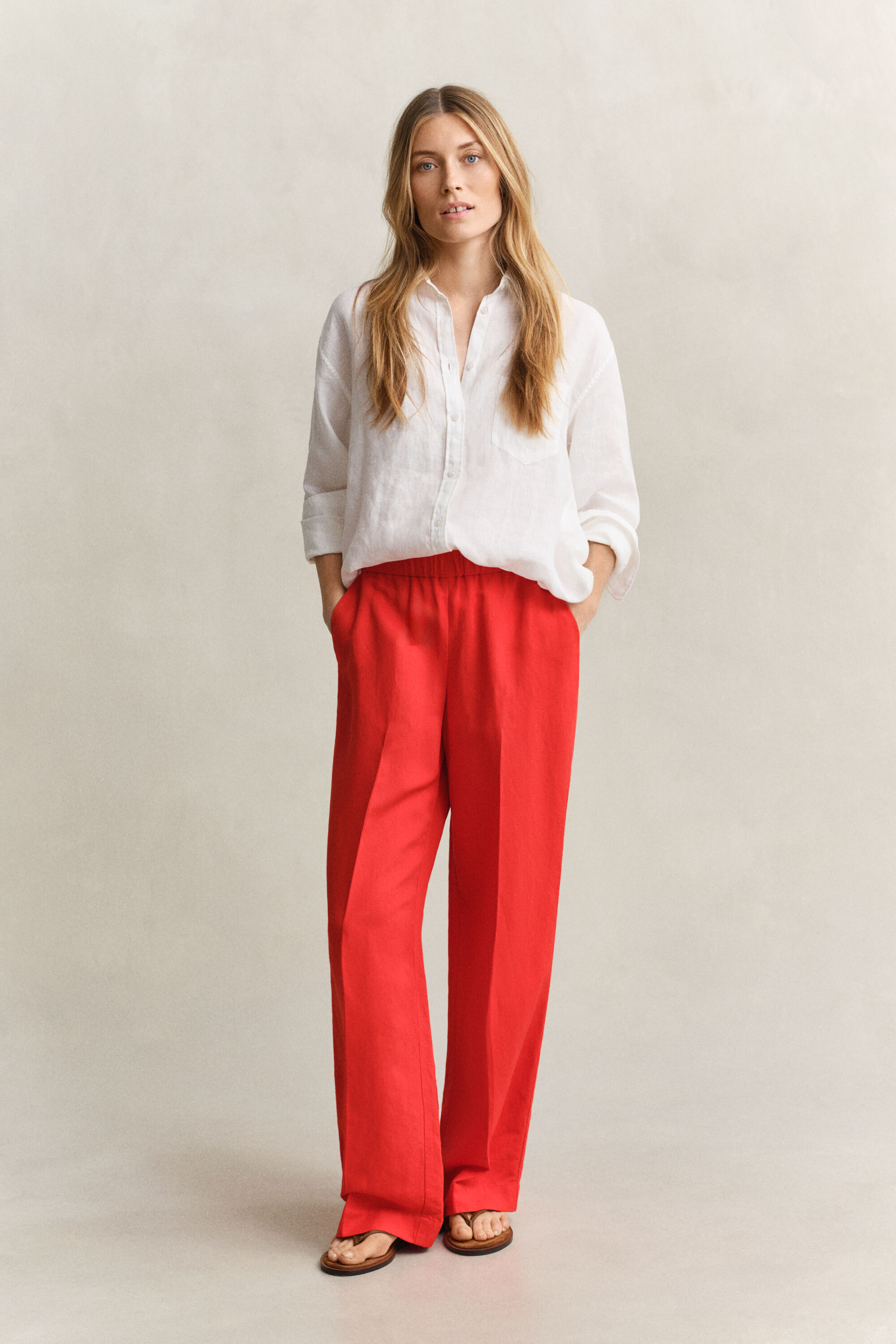 Linen Blend Pants