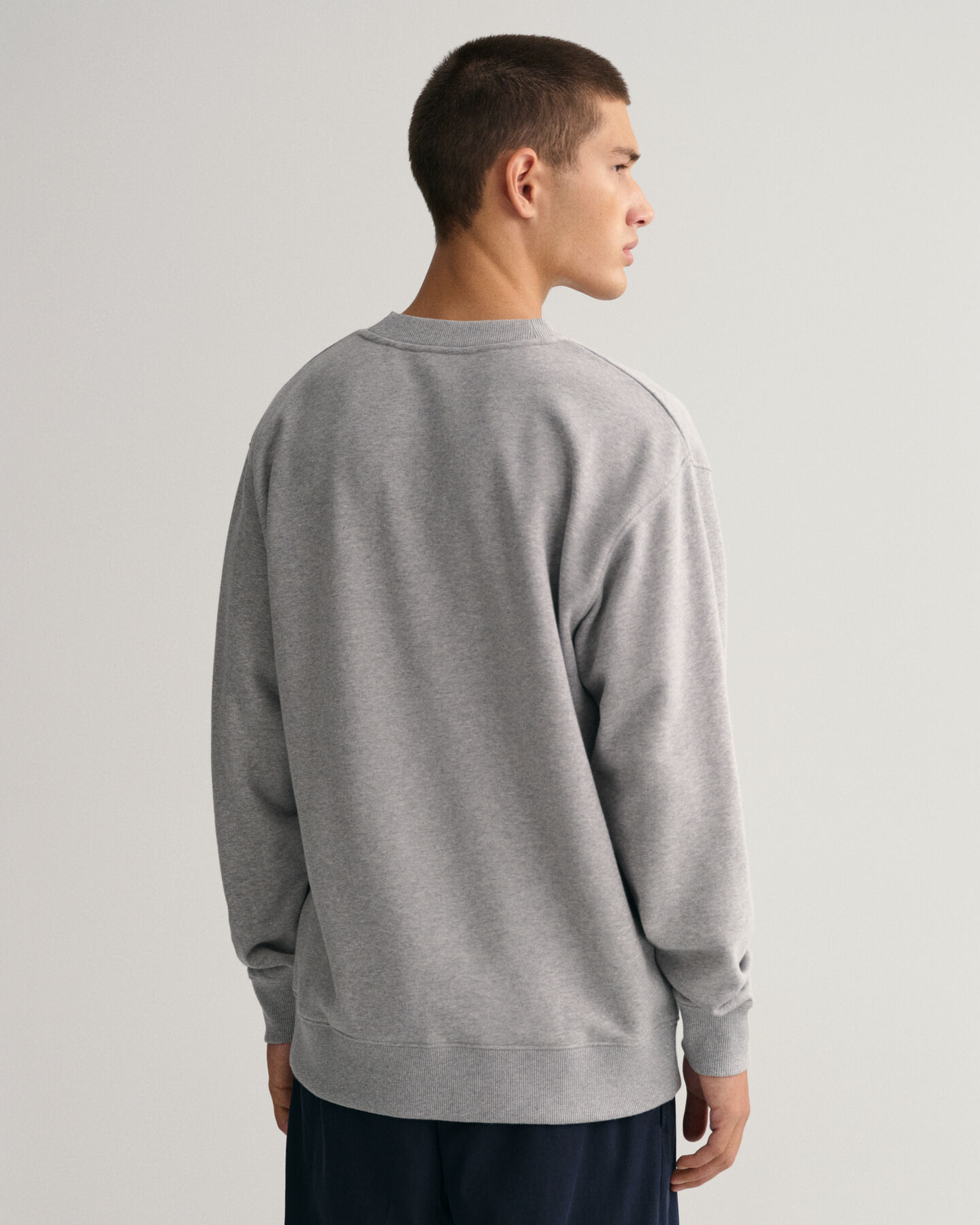 Retro Crest Crew Neck Sweatshirt