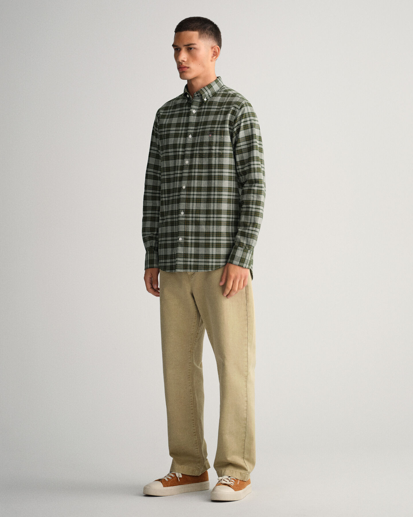 Regular Fit Oxford Check Shirt