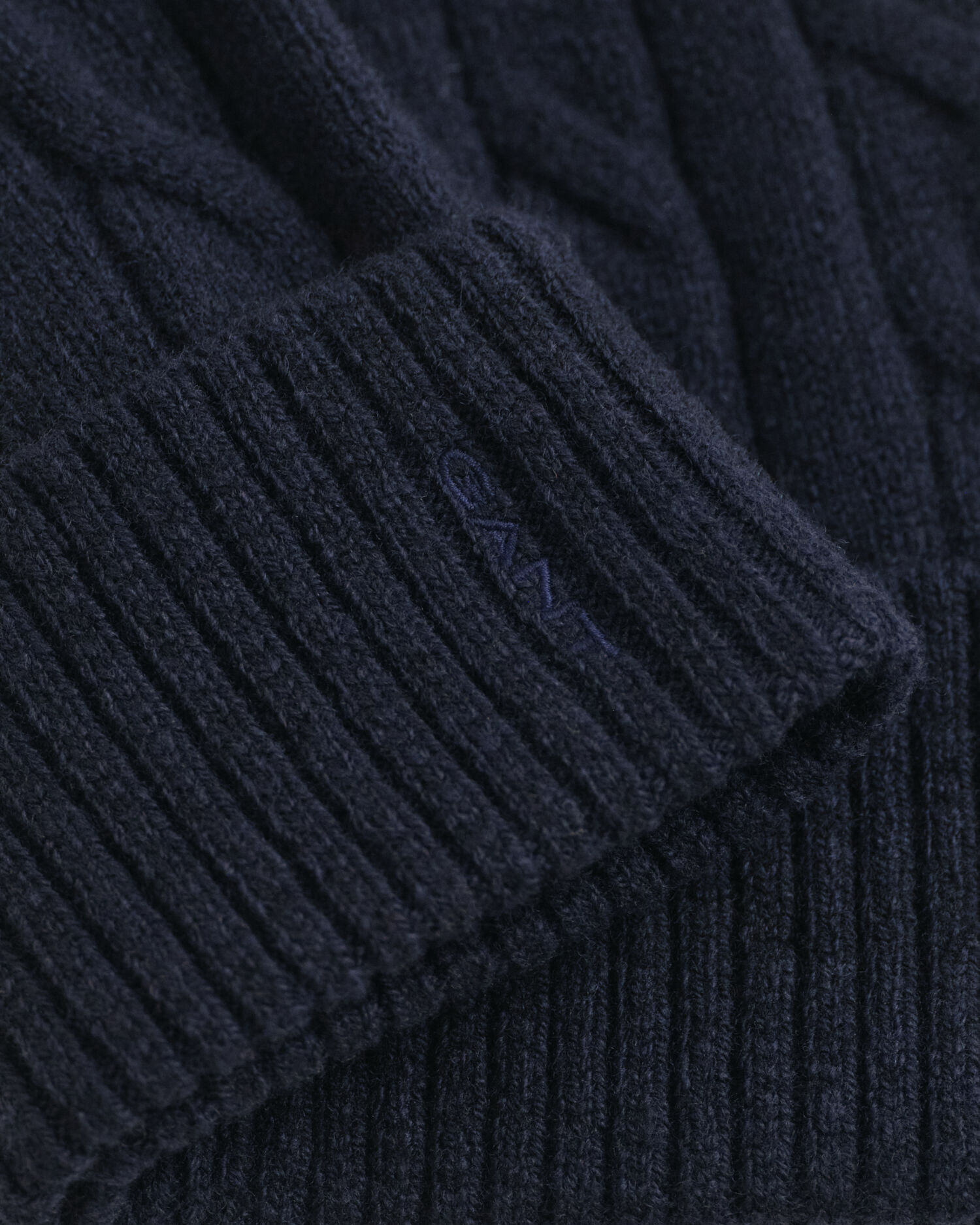 Cable Knit Wool Beanie