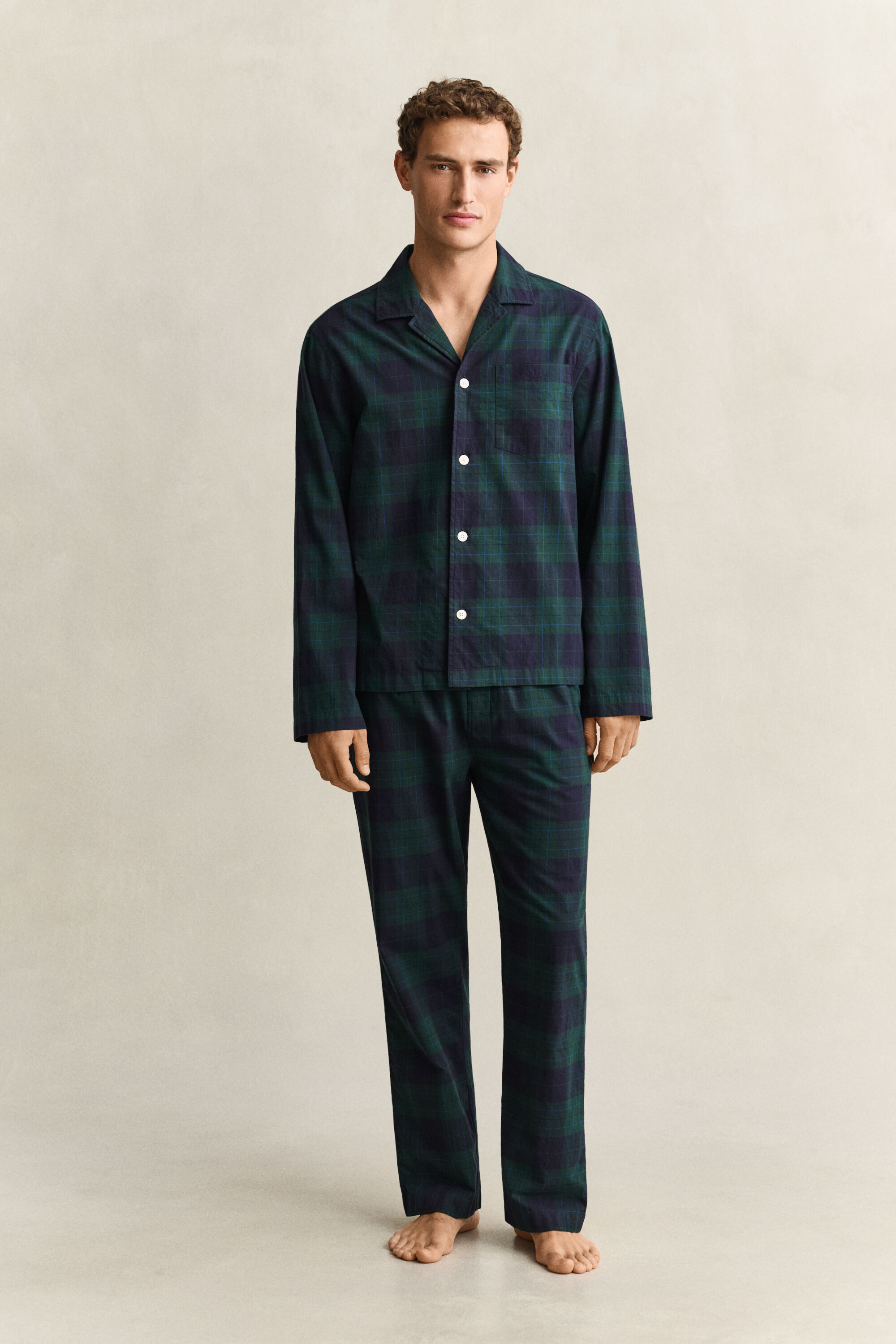 Checked Pajama Set Gift Box