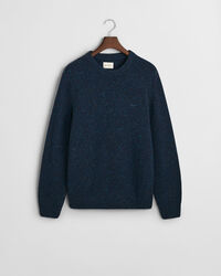 Wool Nepps Crew Neck Sweater