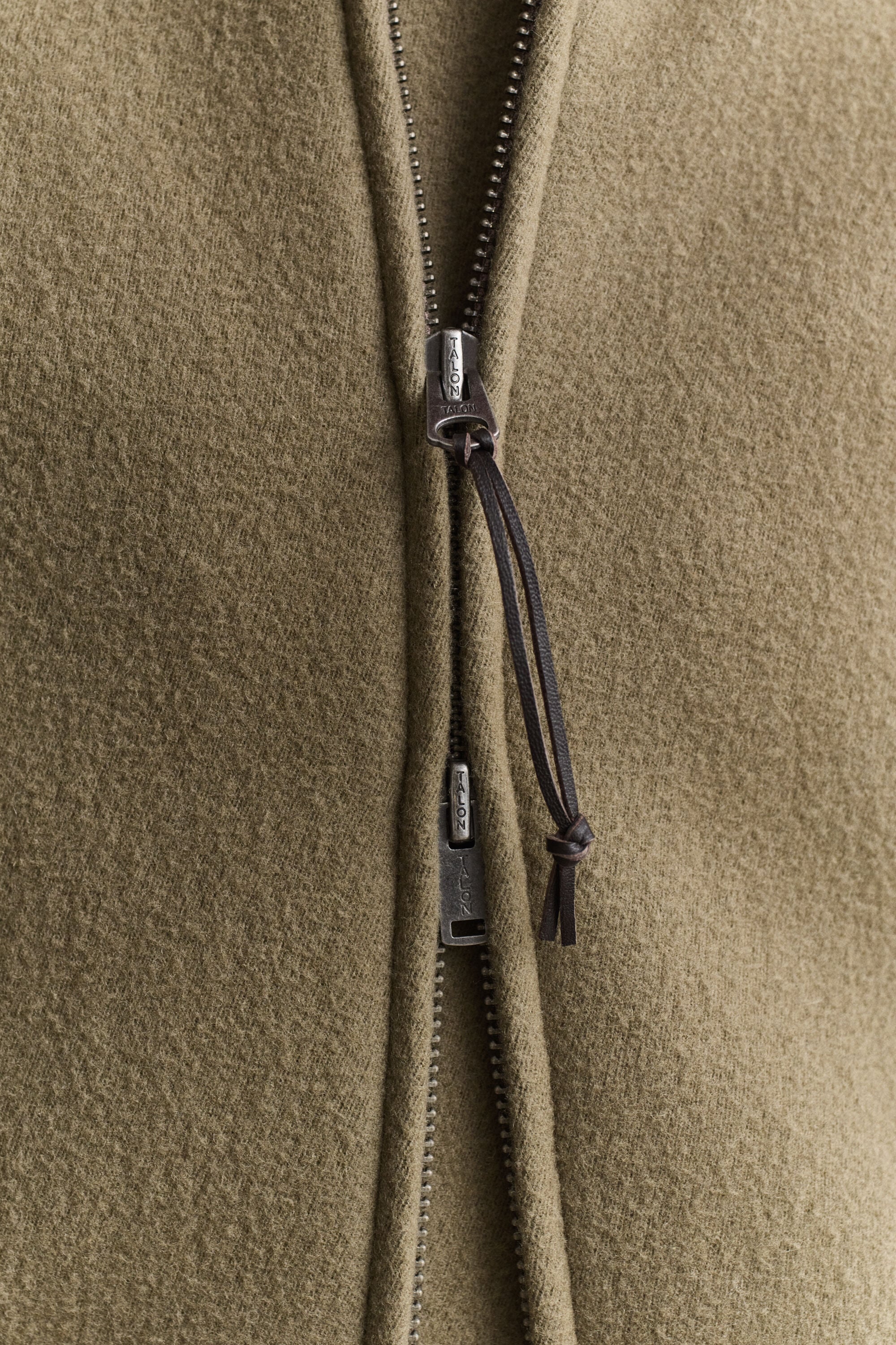Wool Shearling Aviator Jacket