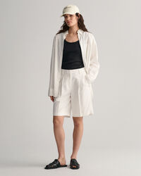 Relaxed Fit Pleated Shorts