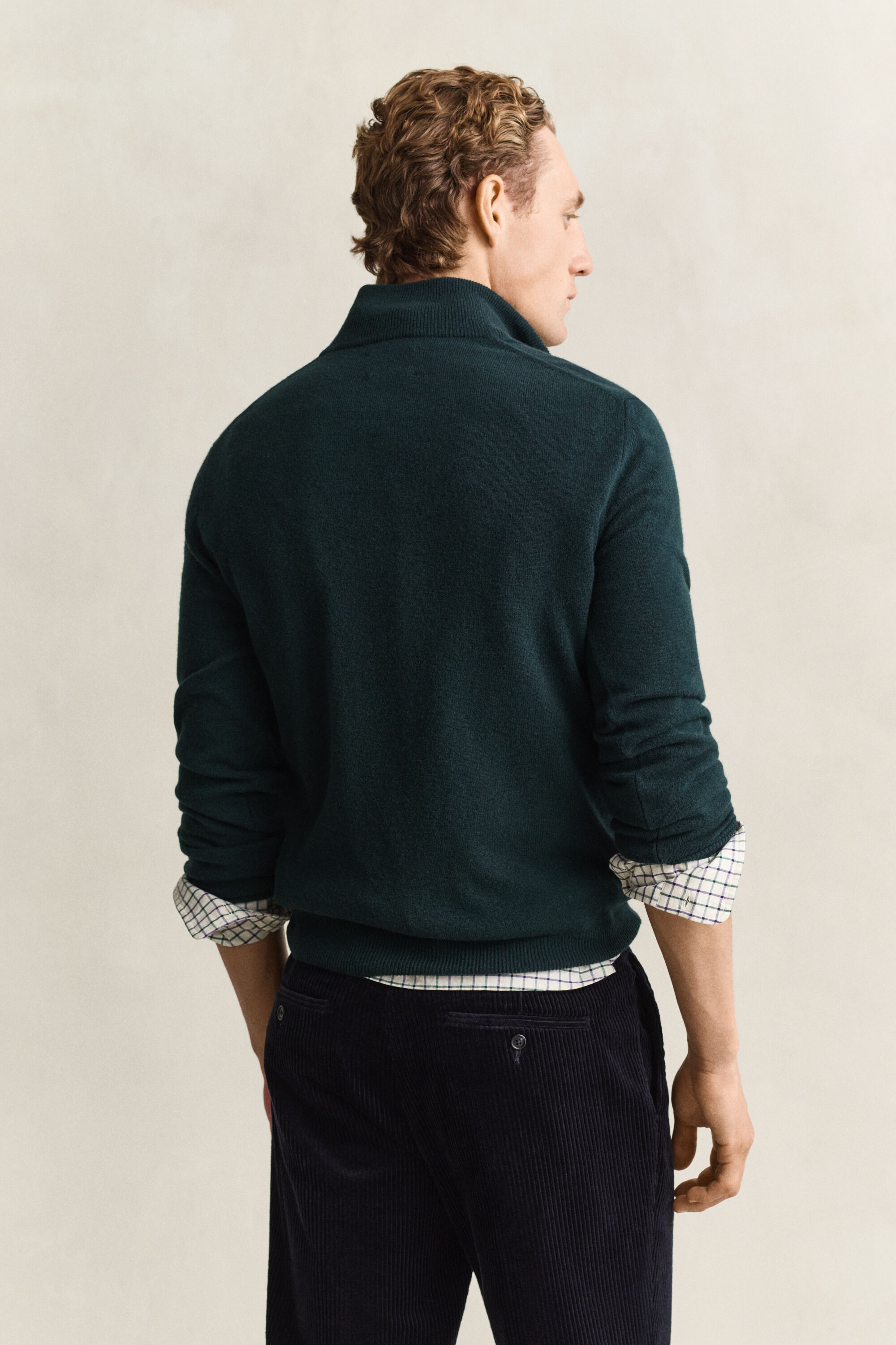 Lambswool Half-Zip Sweater