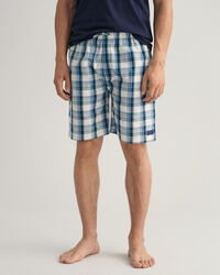 Check Pajama Shorts