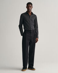 Slim Fit Formal Pinstriped Shirt