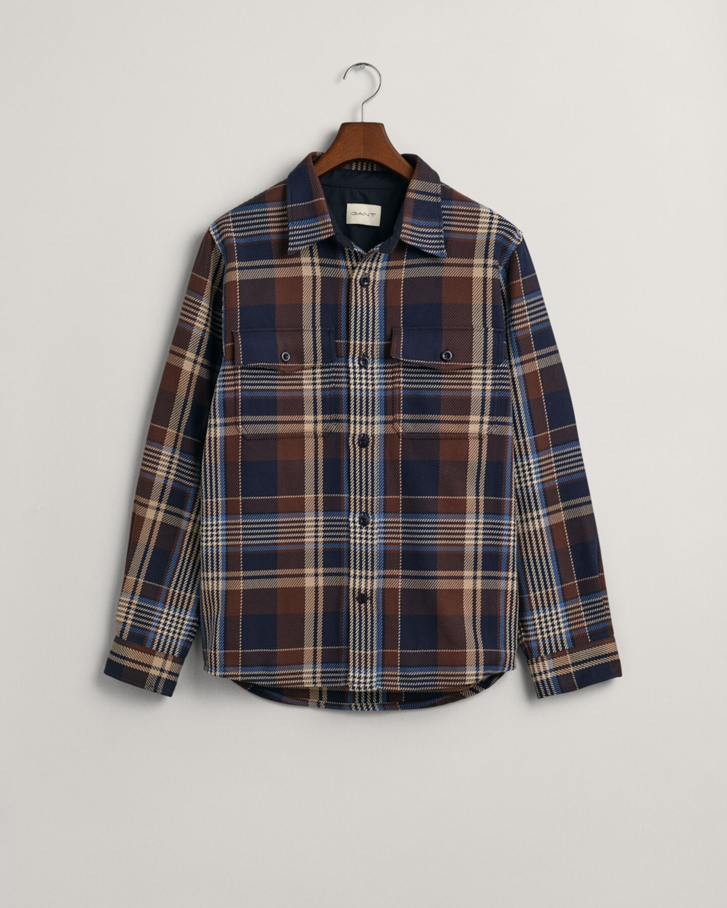 Checked Heavy Twill Overshirt