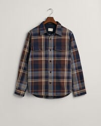 Checked Heavy Twill Overshirt