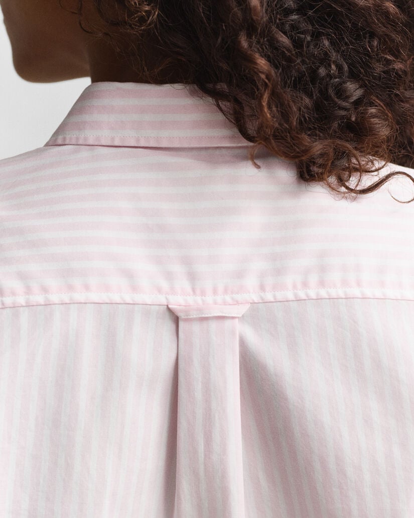 Regular Fit Classic Striped Poplin Shirt