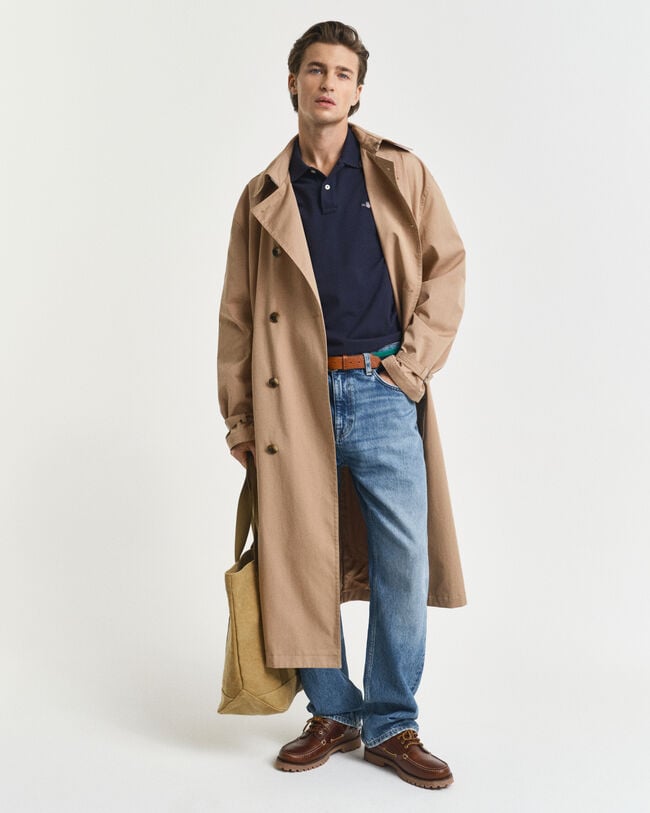 Slim Fit Shield Piqué Polo Shirt