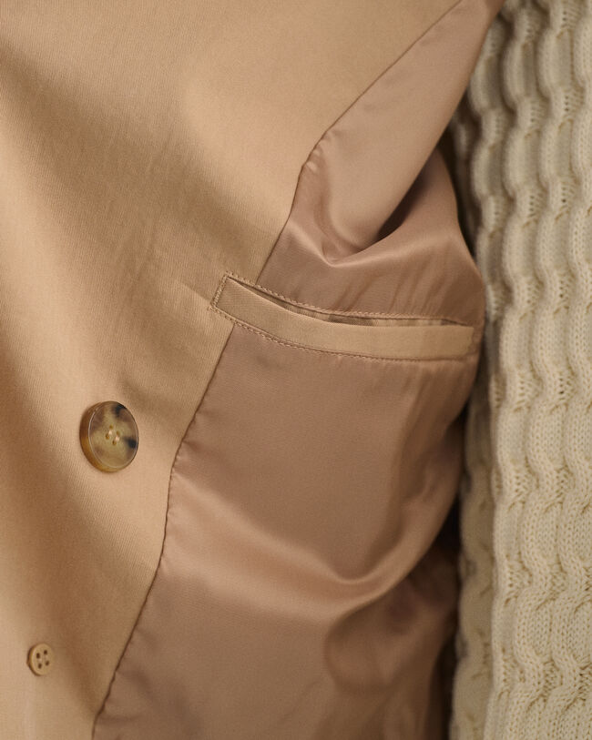 Cropped Trench Jacket