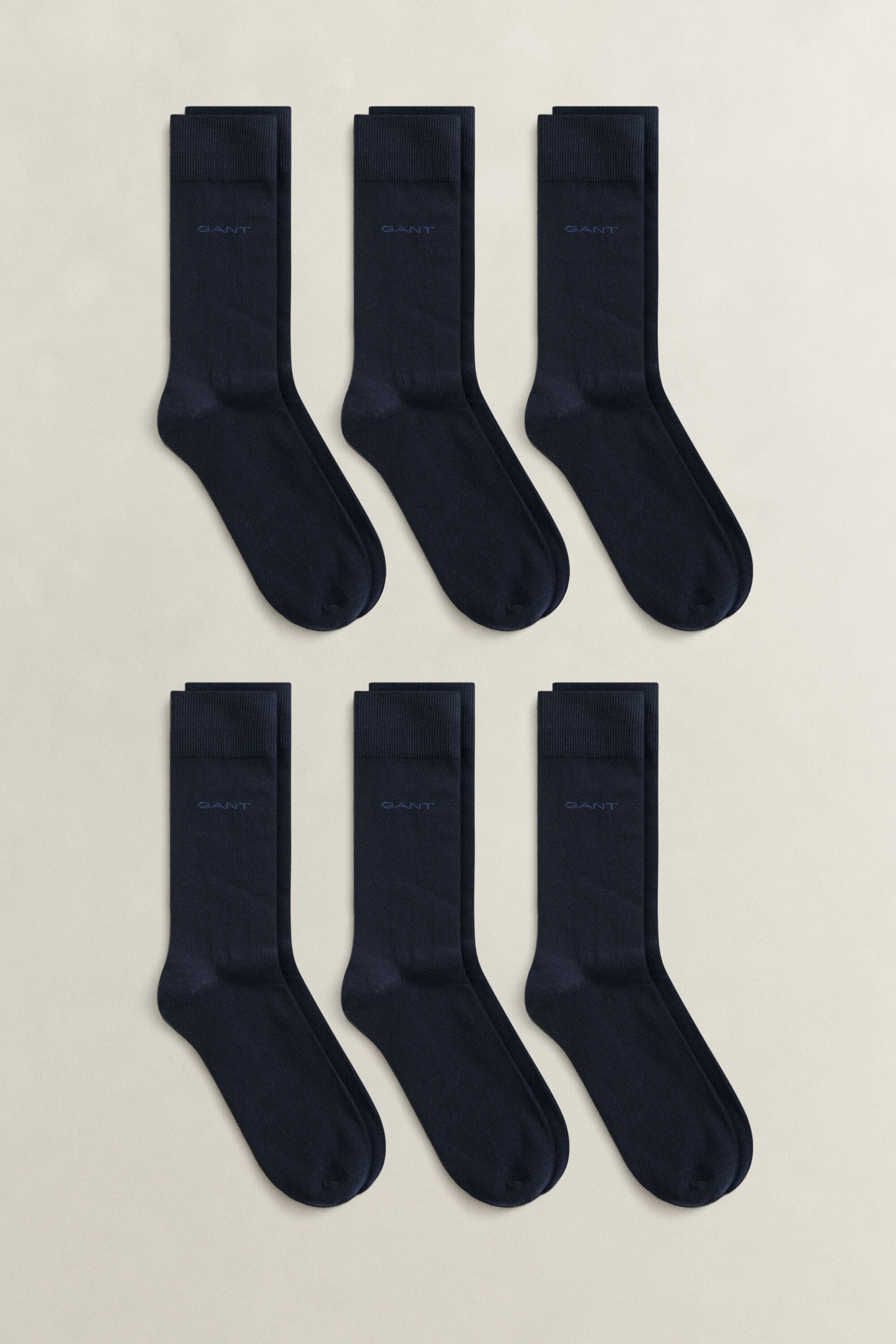 6-Pack Cotton Socks — MARINE