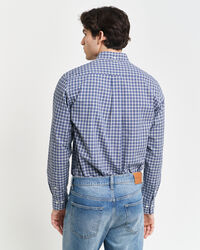 Regular Fit Small Checked Poplin Shirt