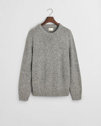 Wool Nepps Crew Neck Sweater