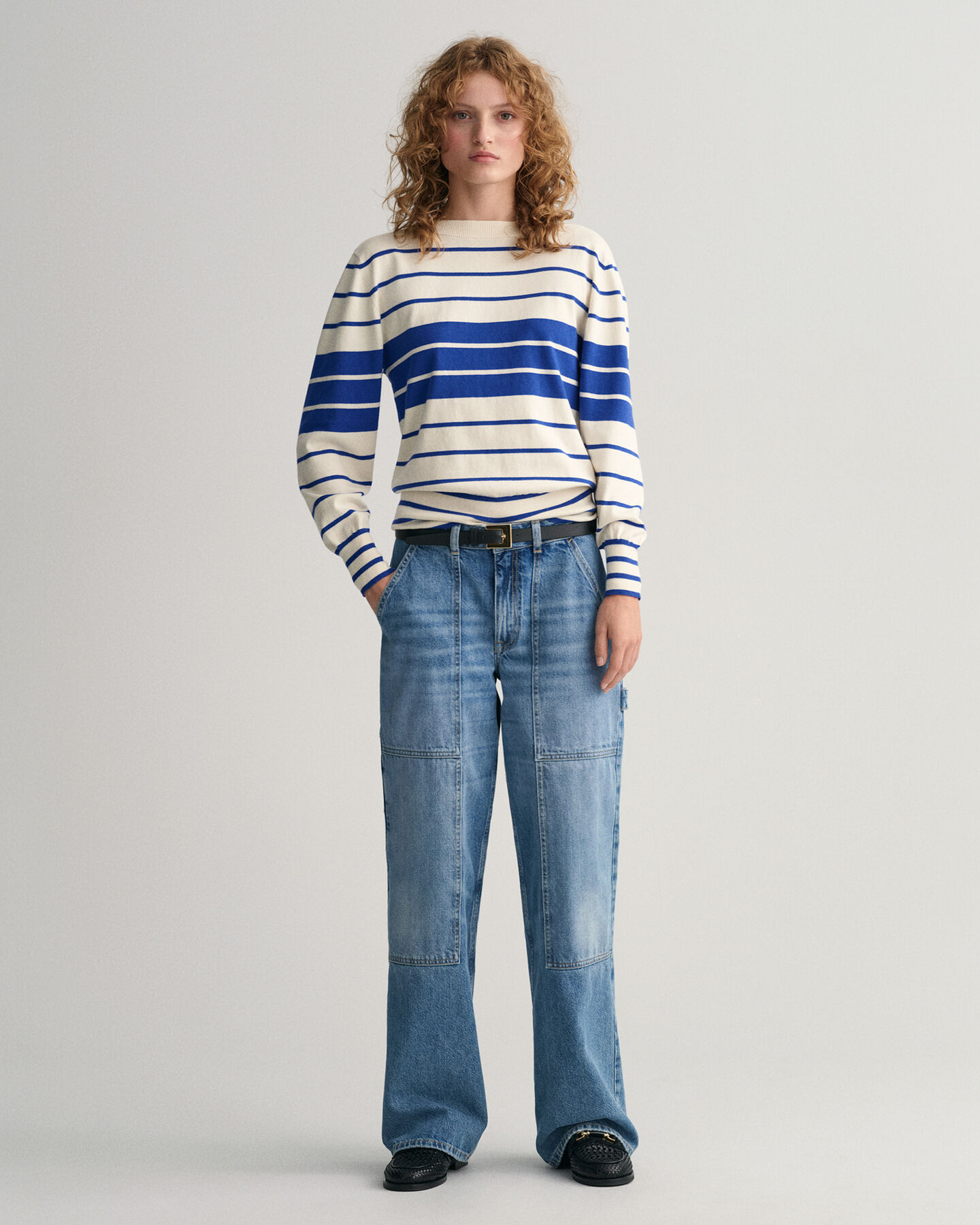 Wide Leg Cargo Jeans