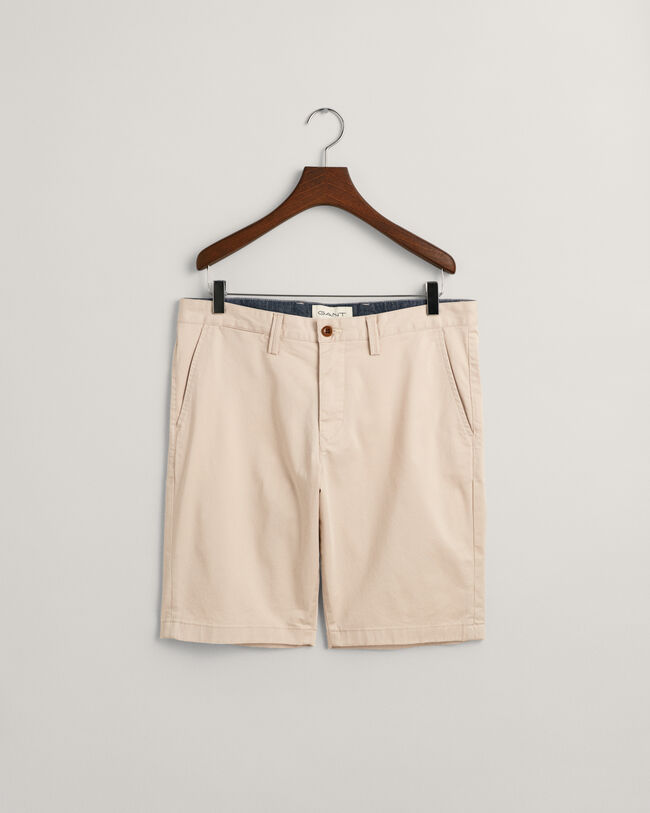 Relaxed Fit Twill Shorts