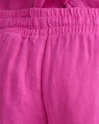 Girls Frilly Linen Shorts