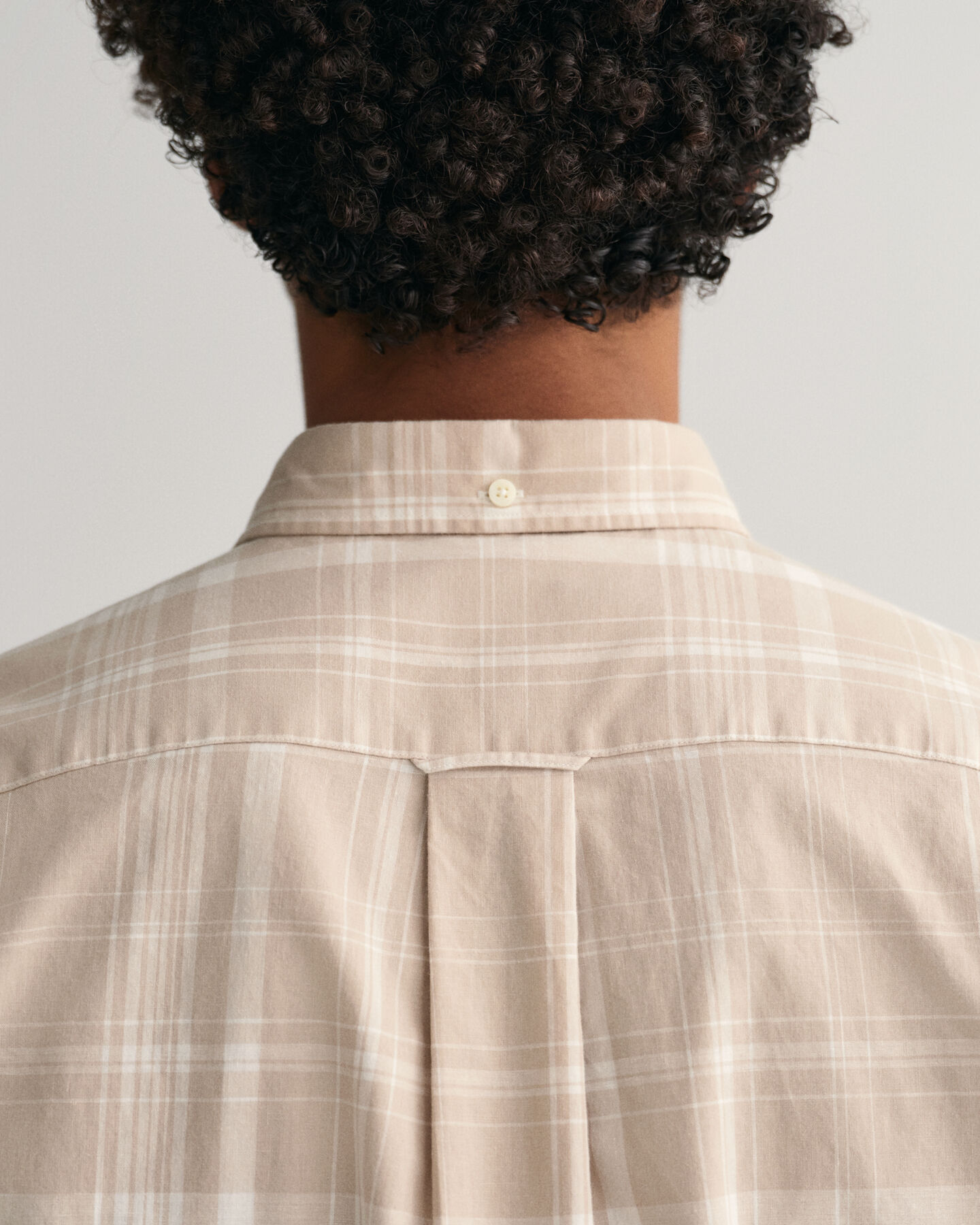 Regular Fit Check Cotton Linen Shirt