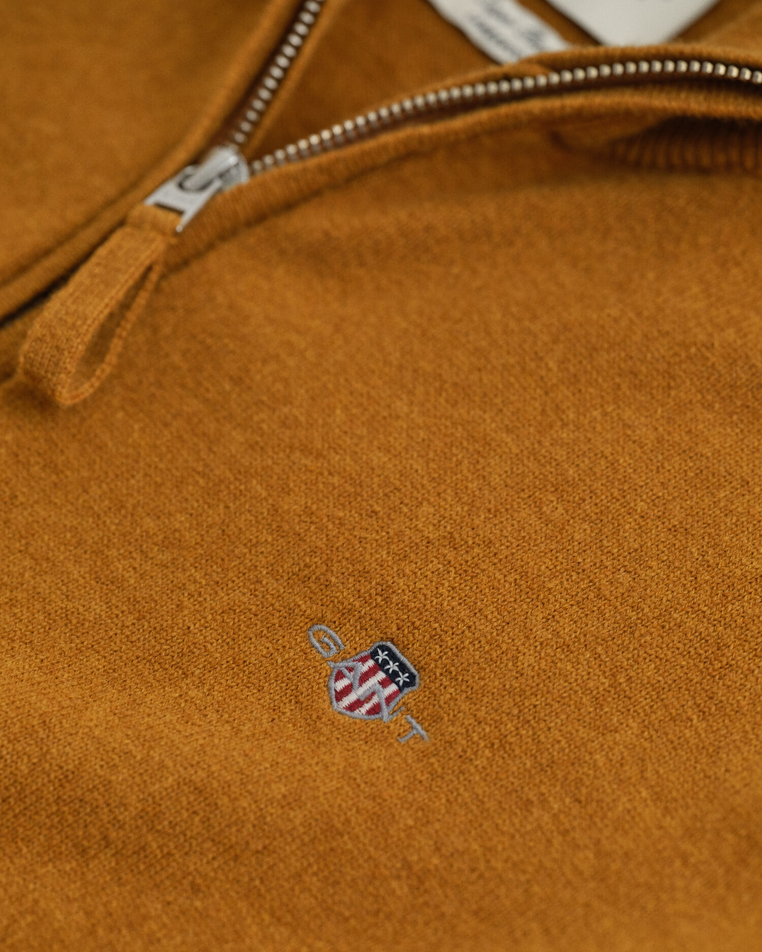 Superfine Lambswool Half-Zip Sweater