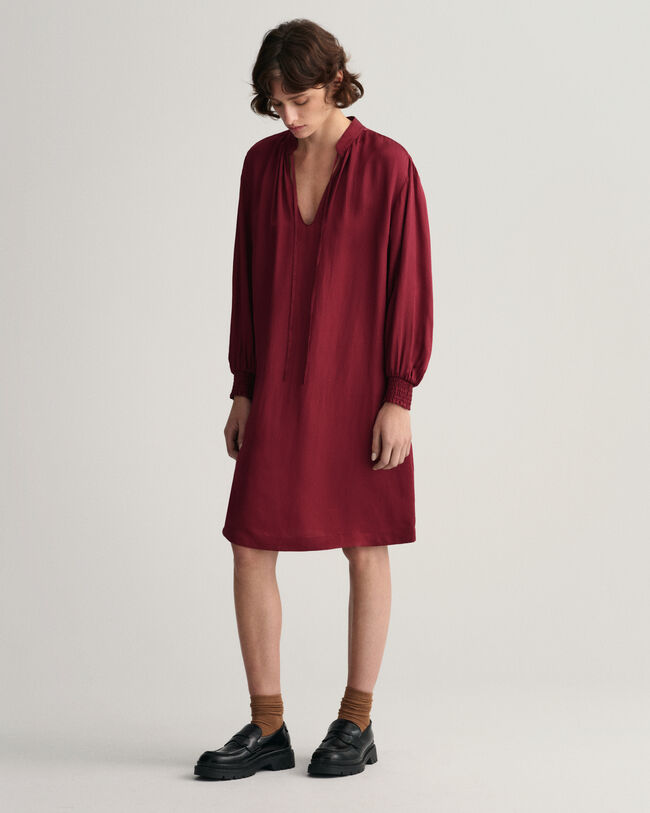 Stand Collar Dress