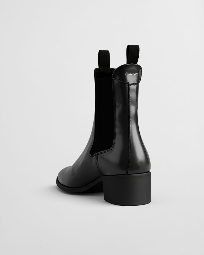 St Broomly Leather Chelsea Boots