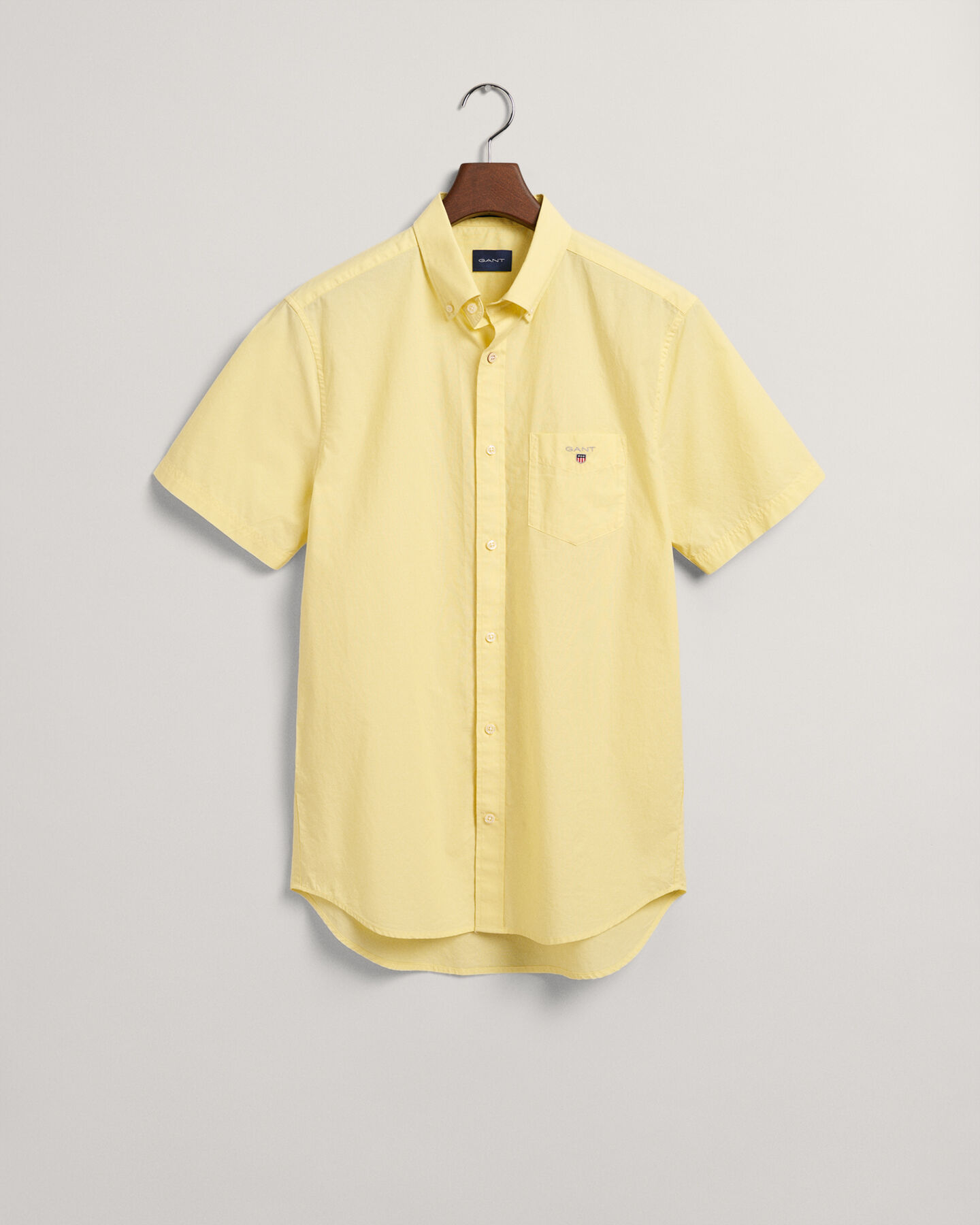 Regular Fit Short Sleeve Broadcloth Shirt