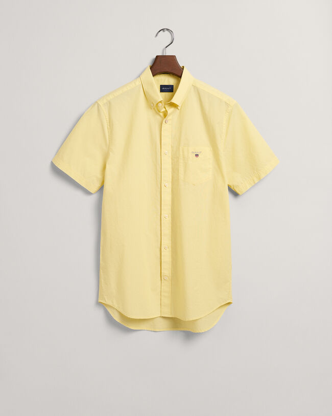 Regular Fit Short Sleeve Broadcloth Shirt