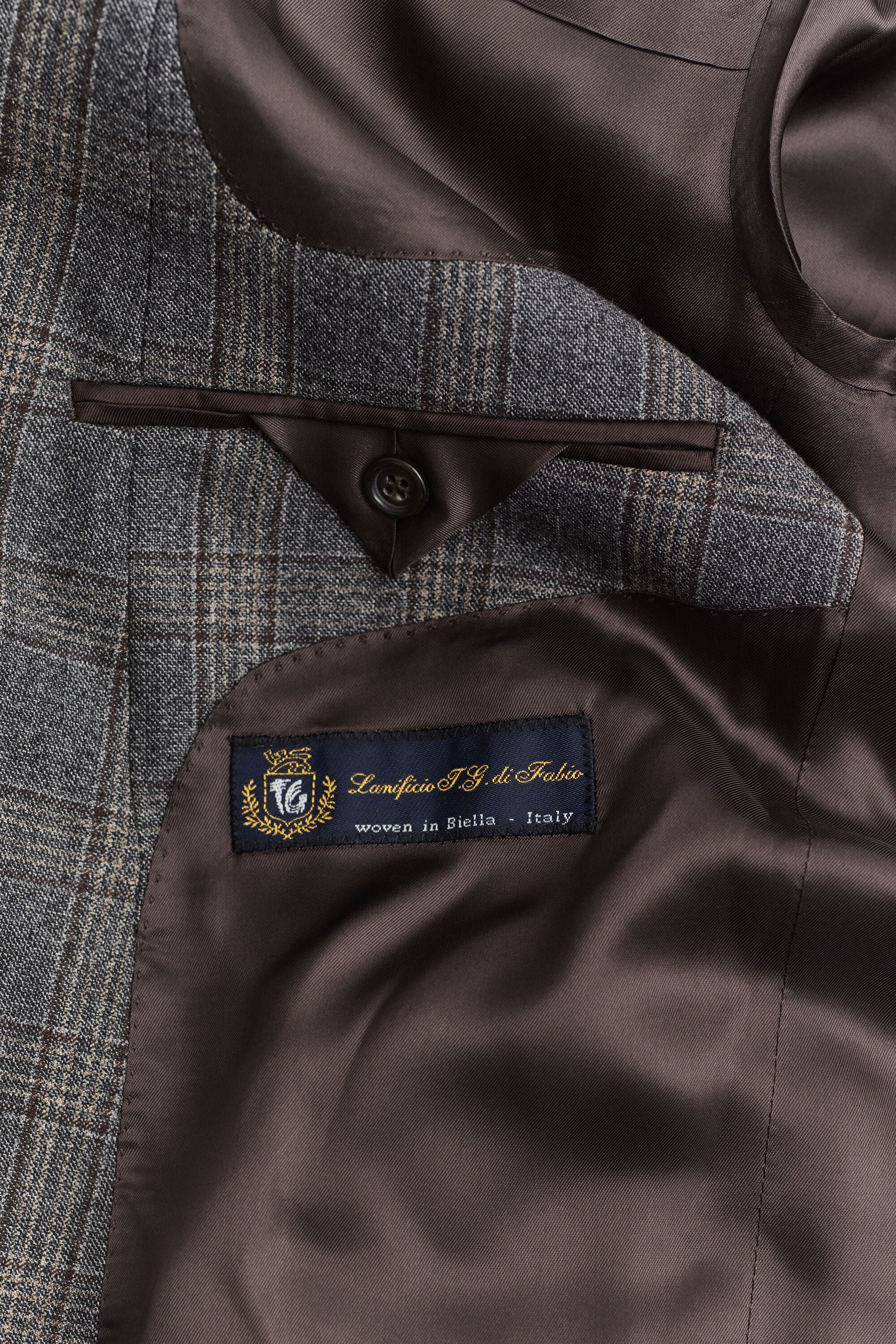 Glen Check Suit Jacket