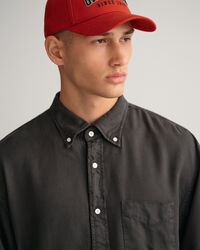 Relaxed Fit Garment-Dyed Lyocell Shirt