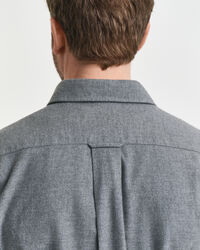 Regular Fit Melange Flannel Shirt