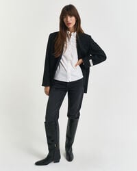 Classic Oxford Frill Blouse