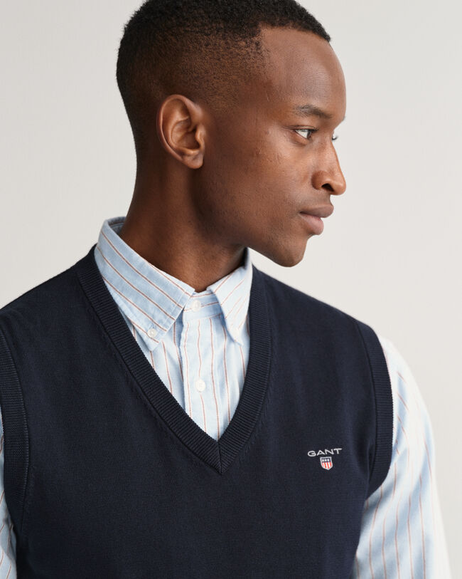Classic Cotton Sweater Vest