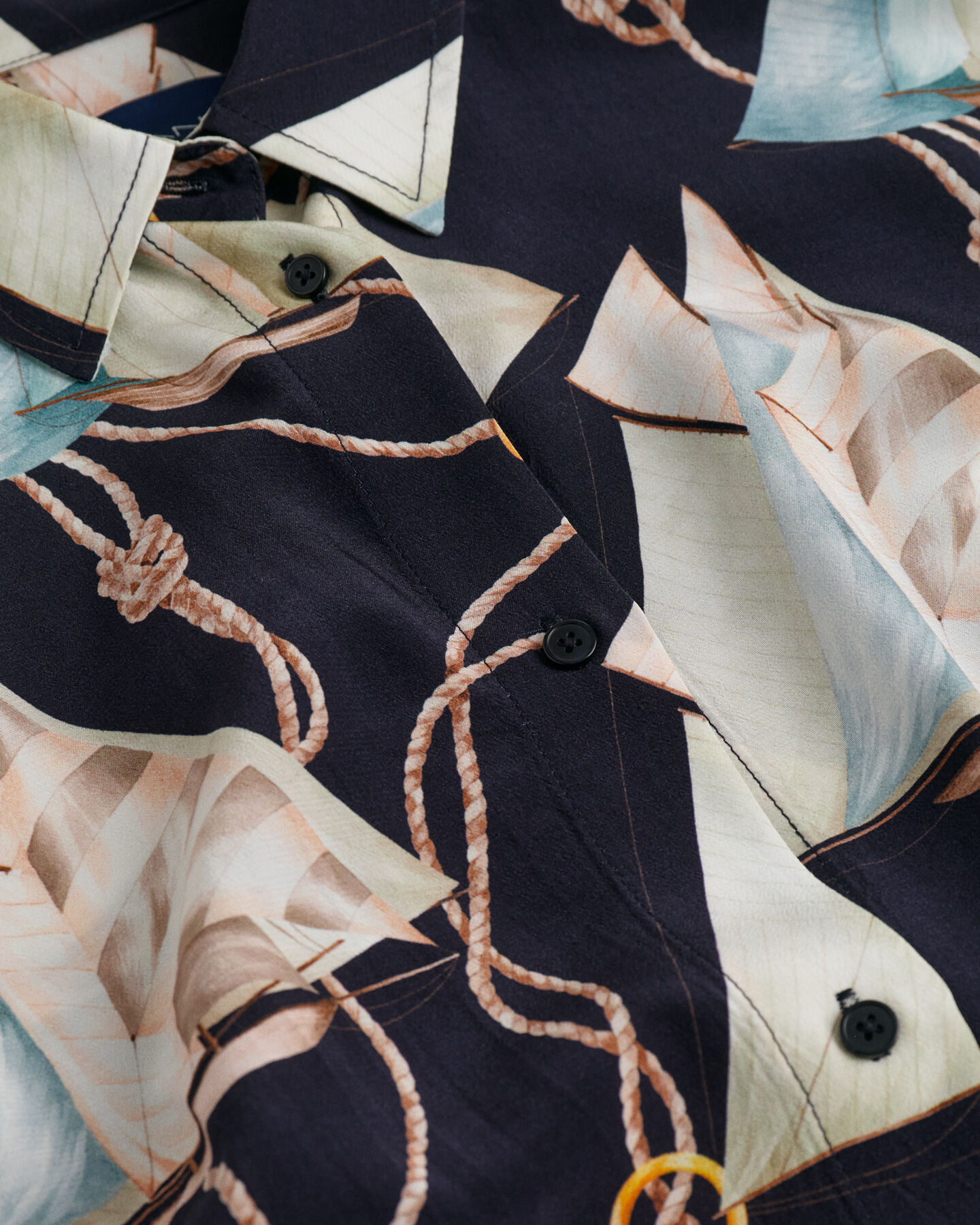 Slim Fit Sailing Print Shirt Dress