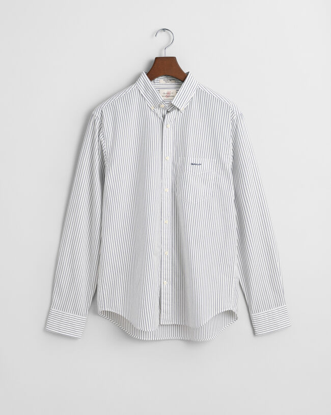 Regular Fit Striped Poplin Shirt