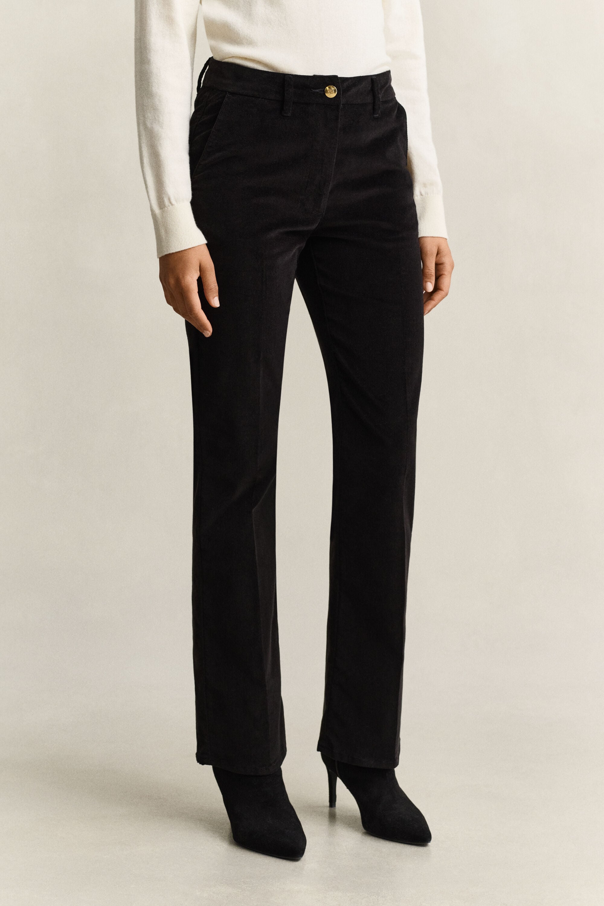 Flared Velvet Pants