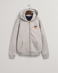 Teens Medium Archive Shield Zip Hoodie