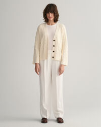 Herringbone V-Neck Cardigan