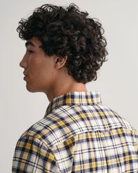 Regular Fit Checked Brushed Oxford Shirt